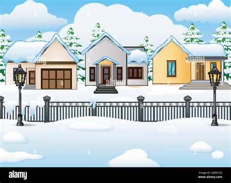 Frost Covered Fence Stock Vector Images Alamy