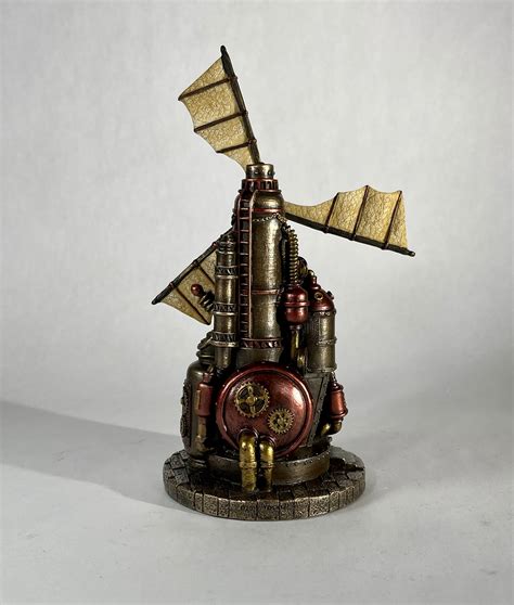 Steampunk Windmill Statue — AllSculptures