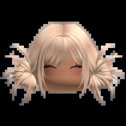 Y2K Brat Buns W Blinking Face Blonde Roblox Item Rolimon S