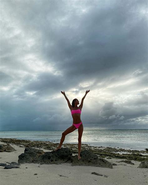 Nina Agdal Hot Pink Bikini DrunkenStepFather