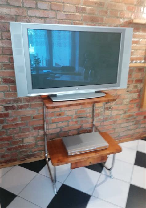 Stolik Rtv Antyk Prl Szafka Z Szuflad Pod Radio Telewizor Retro Oryg