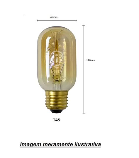 Somos Importador e distribuidor de Lâmpada Filamento Carbono T45 40W