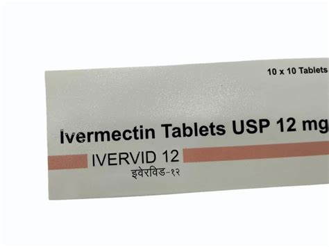 Ivervid Mg Ivermectin Tablet At Rs Strip Of Tablets Nagpur