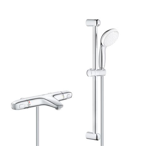 Grohe Set Mitigeur Thermostatique Bain Douche Grohtherm 1000