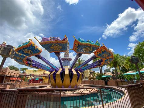 The Magic Carpets Of Aladdin Ride At Walt Disneys Magic Kingdom Park