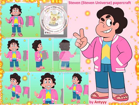 Steven Steven Universe Papercraft By Antyyy On Deviantart