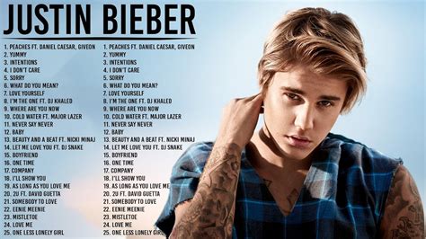 Justin Bieber Songs