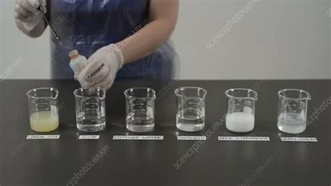 Beet Juice Ph Indicator Stock Video Clip K007 6773 Science Photo Library