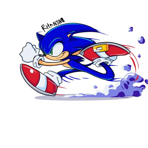 Sonic Running by Rhansno on Newgrounds