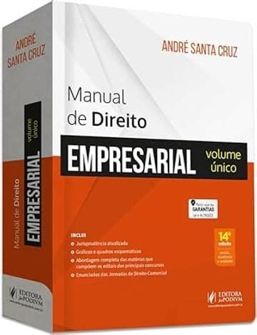 Livro Manual de Direito Empresarial Volume único 2024 Resumo