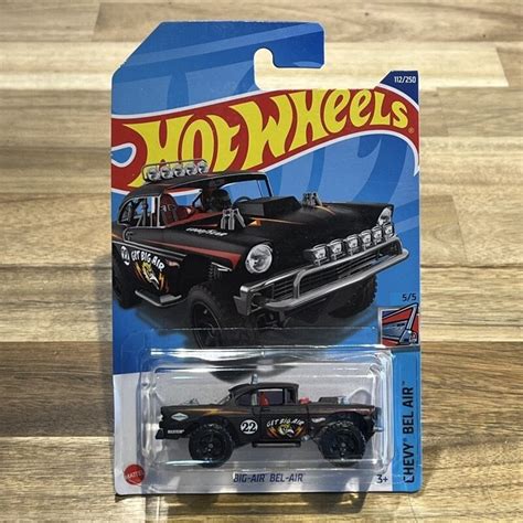 Hot Wheels 1957 Chevy Black Hw Chevy Bel Air Series Perfect Etsy