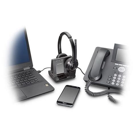 Plantronics Savi 8220 Uc Dect Wireless Headset System