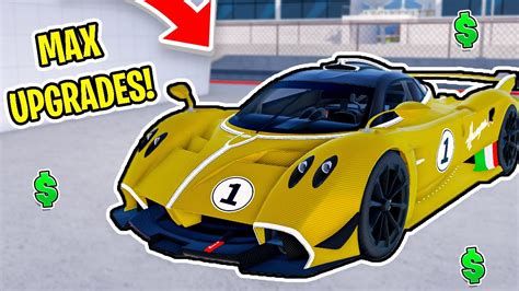 I Added Upgrades To My Horspower Pagani Huayra R In Roblox