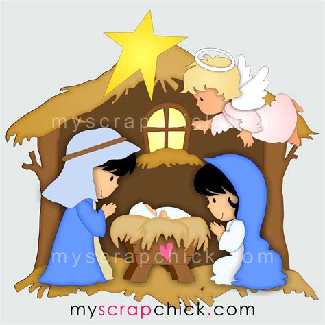 Christmas Manger Nativity Printables – My Scrap Chick