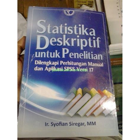 Jual Buku Statistika Deskriptif Untuk Penelitian Sofyan Siregar