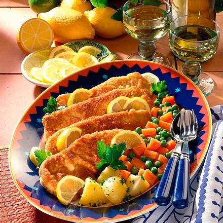 Wiener Schnitzel mit Gemüse Rezept LECKER