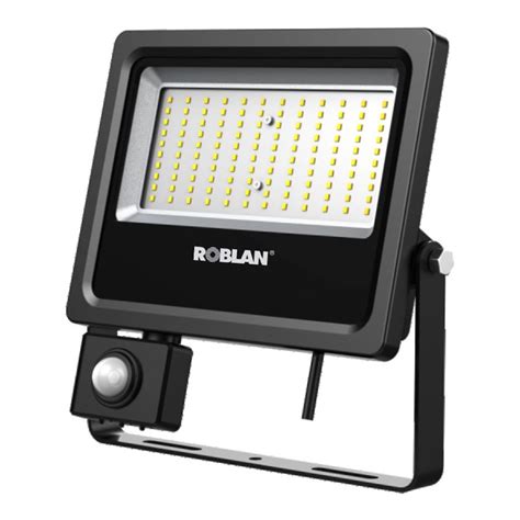 Proyector Led PIR 50w ROBLAN MHLX50BPIR 6 500ºK Negro