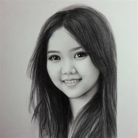 Beautiful Girl Raisa Andriana 3d 3d Pencil Sketch Arthub Ai