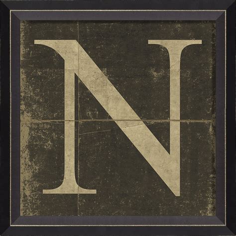 Bc Letter N Medium Spicher And Company