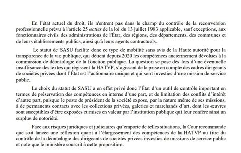 Bastien Scordia on Twitter Déontologie dans son rapport sur le