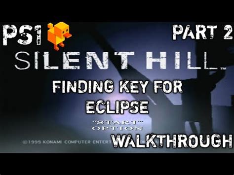 PS1 Silent Hill Walkthrough Part 2 Finding The 3 Key Duckstation