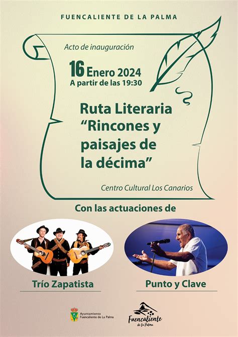 Fuencaliente Impulsa Una Ruta Literaria Para Poner En Valor La D Cima Y