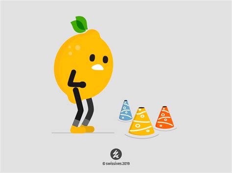 Lemon having fun with some fireworks by swissives on Dribbble