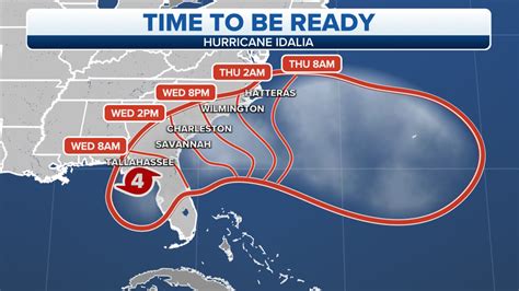 Hurricane Idalia timeline tracker: When and where to expect impacts in ...