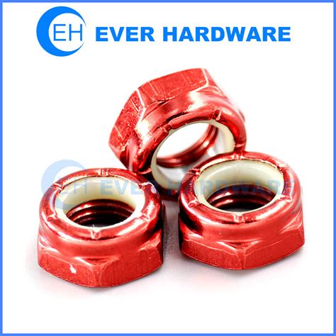 Nylon Insert Lock Nut Manufacturers Metric Imperial Hex Color Custom