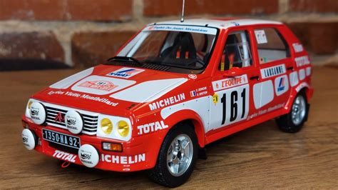 WRC Collection Citroen Visa 1000 Pistes Gr B Rally Monte Carlo 1987 C