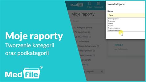 Moje Konto Raporty Tworzenie Kategorii Oraz Podkategorii Program