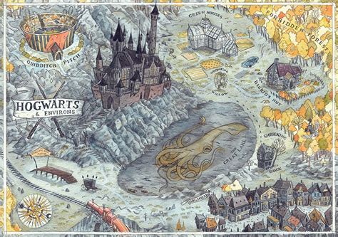 Hogwarts map – Artofit