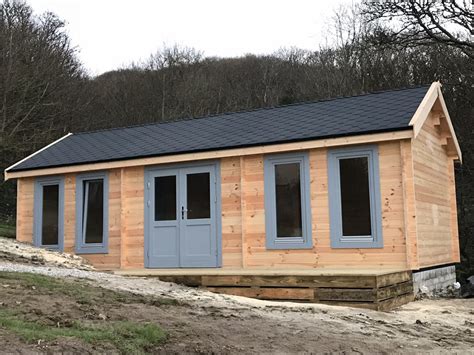 Bespoke insulated garden building, Cornwall - South West Log Cabins