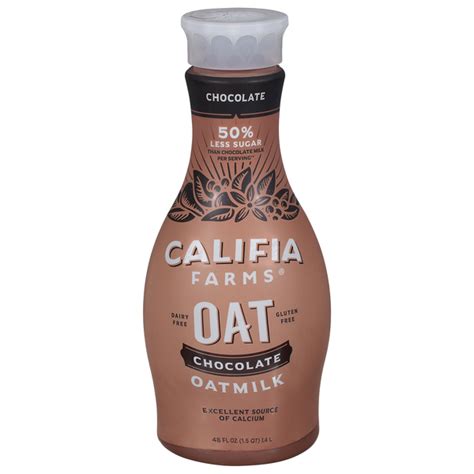 Save On Califia Farms 50 Less Sugar Chocolate Oatmilk Order Online