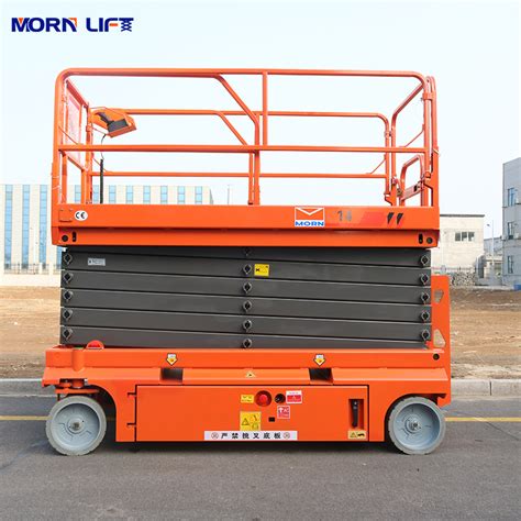 Nude Packing Battery Self Propelled Man Table Electric Hydraulic Mobile