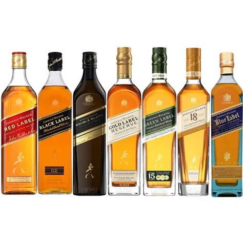 The Iconic Range Of Johnnie Walker Labels