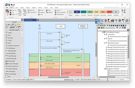 Sequence Diagram Tool Software Ideas Modeler