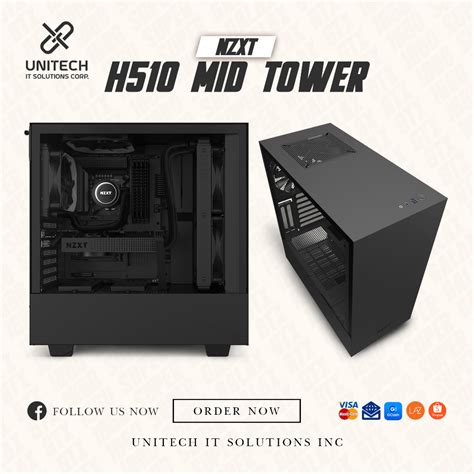 Nzxt H Mid Tower Case Shopee Philippines