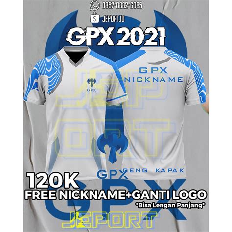 Jual Jersey Kaos Baju Gaming ESport GPX 2021 Shopee Indonesia