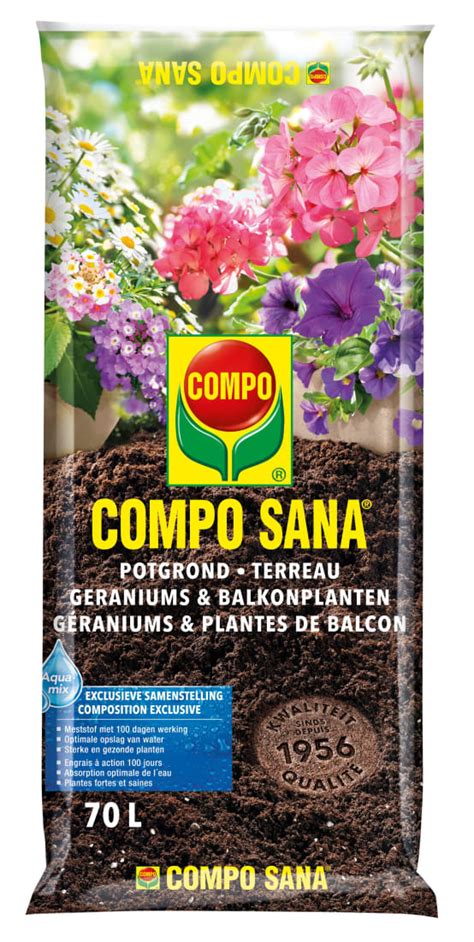 Compo Sana Terreau G Raniums Et Plantes Fleuries L Jardiland