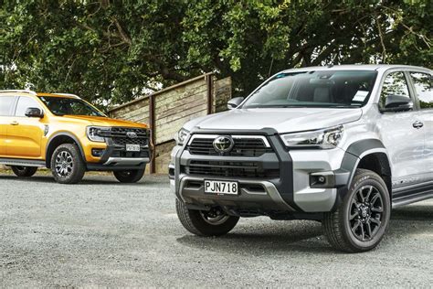 2023 Ford Ranger Wildtrak Vs Toyota Hilux SR5 Cruiser Comparison Review