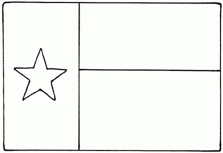 Texas Flag Coloring Page - Coloring Home