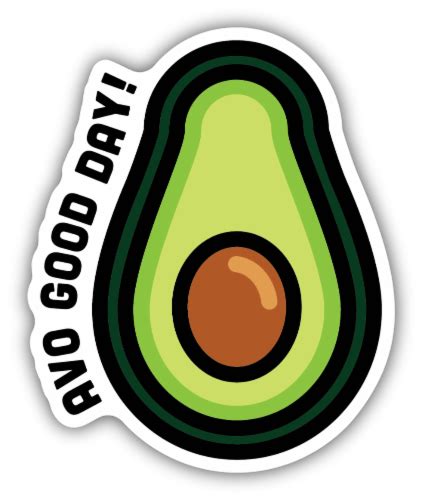 Stickers Northwest Vinyl Sticker Avo Good Day 1 Ct Fred Meyer