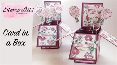 Stampin Up Card In A Box Anleitung Youtube