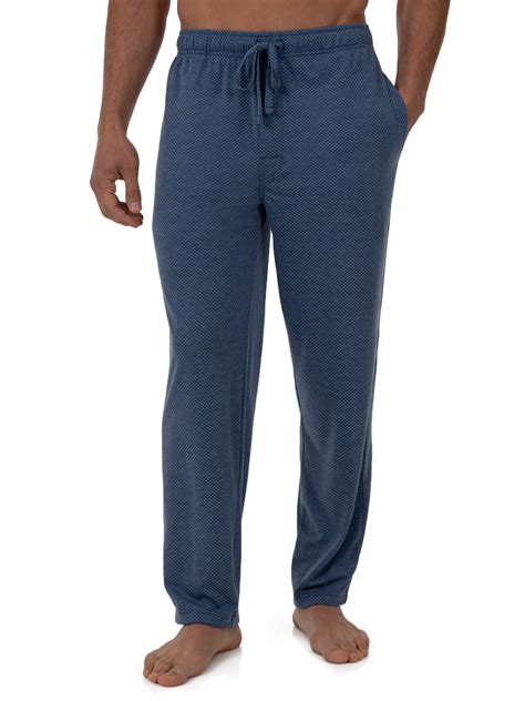 Hanes Mens And Big Mens X Temp Solid Knit Pajama Pant