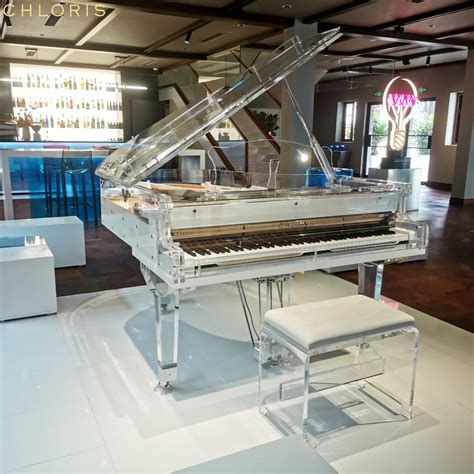 Crystal Grand Piano Hg168A With Player Acrylic Grand Piano China