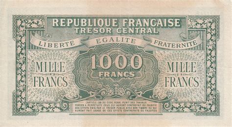 Billet France 1000 Francs Marianne 1945 Lettre A Série 32 A TTB