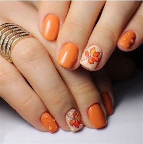 51 Cute Thanksgiving Nail Art Designs For Fall Season Fall Gel Nails