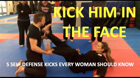 Five Self Defense Kicks Every Woman Should Know Youtube