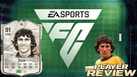 91 ICON ZICO PLAYER REVIEW EA FC 24 ULTIMATE TEAM YouTube